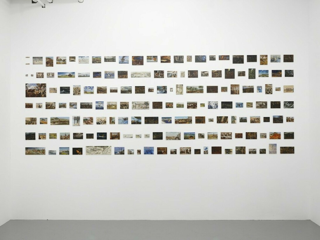 Petit War Paintings, Exhibition view. Courtesy of Snow Contemporary