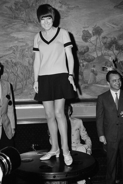 Mary Quant, the pioneering British designer associated with the rise of the miniskirt, became one of the most influential figures of the 1960s Mod movement and a symbol of London's vibrant Swinging Sixties culture