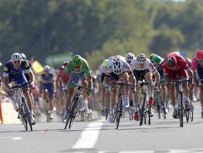 Un momento della 14ma tappa