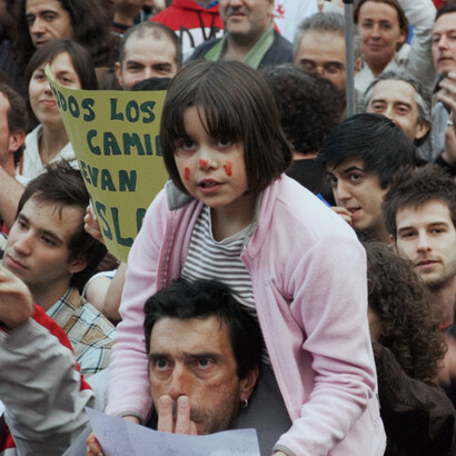 Manifestaciones del movimiento de los indignados, 2011, Madrid, España