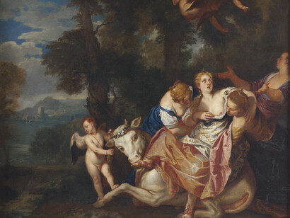 En medio de este torbellino, Europa, que bien podría morigerar la desmesura de la actual administración norteamericana, no parece optar sino por el silencio o la sonrisa cómplice propia de aquel que, al callar, otorga. Salvo excepciones, ningún alto responsable ha levantado el tono de voz en señal de advertencia para decir: no aceptamos esta baraja en la que todas las cartas están marcadas. Inspirado en Paolo Veronese (1528-1588) «El rapto de Europa», óleo sobre lienzo.
Museo Nacional, Estocolmo, Suecia 