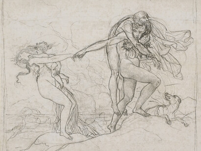 Anne‑Louis Girodet de Roucy‑Trioson, Study for "a deluge scene," c. 1795. Courtesy of National Gallery of Canada