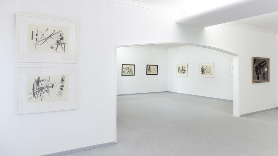 Fritz Winter, Wege zur documenta (1949–1955), ausstellungsansicht. Mit freundlicher genehmigung der Galerie Henze und Ketterer
