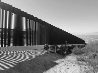USA-Mexico border wall at Tijuana, Mexico