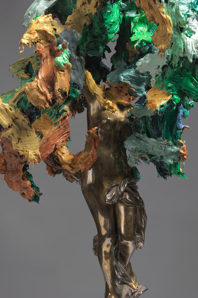 Luscious Apparatus (detail). © 2018 Glenn Brown. Photo: Mike Bruce. Courtesy of the artist and Gagosian