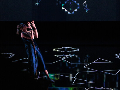 Kite, Wičháȟpi wóihaŋbleya (dreamlike star), 2024. Courtesy the artist, Department PR and Redcat. Photo by Angel Origgi

