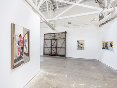 Chris Fallon, Under the Vast Indifference, 2023, exhibition view. Courtesy of the Landing Gallery and Charles White/JWPictures