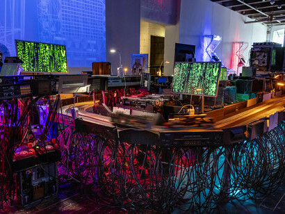 Akwasi Bediako Afrane, D²NA - TC24. Visions of the past, exhibition view. Courtesy of Mattress Factory