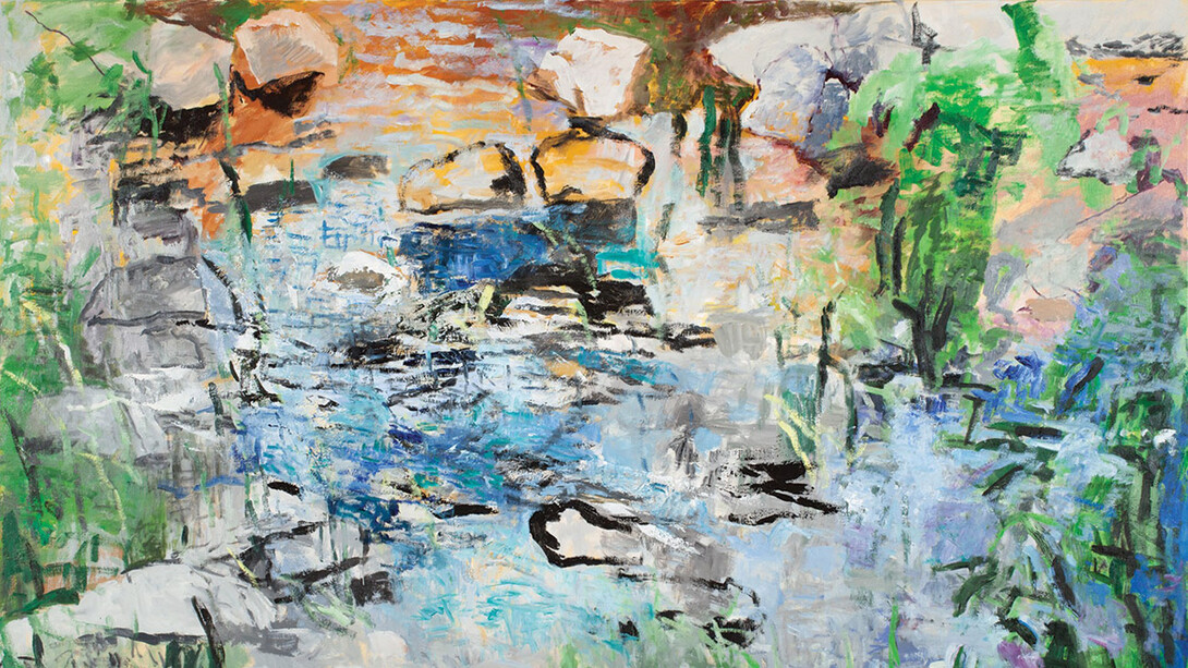 Forrest Moses, Deep wood pond, 2012. Courtesy of LewAllen Galleries