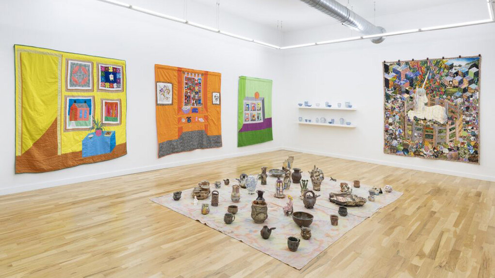 Various artists, Folk methods with spatial problems, exhibition view. Courtesy of Western Exhibitions Gallery