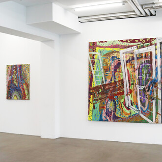 Kaspar Bonnén, Reliques from inhabited spaces, exhibition view. Courtesy of Charlotte Fogh Gallery