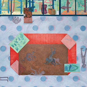 Rob Miles, Singerie, 2024. Courtesy of Galerie Catherine Putman