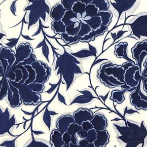 Blue and White Impressions II. Courtesy of ChaShaMa