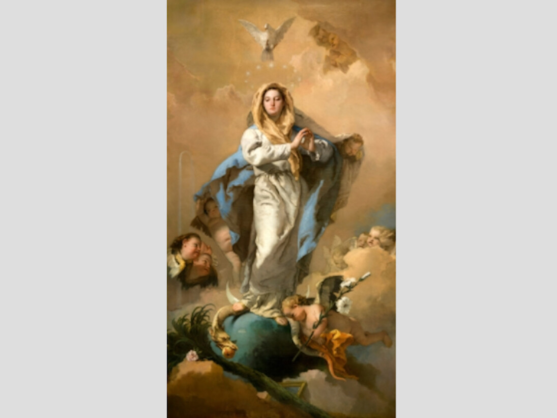The Immaculate Conception, 1767 - 1769. Oil on canvas, 281 x 155 cm. Courtesy of Museo del Prado