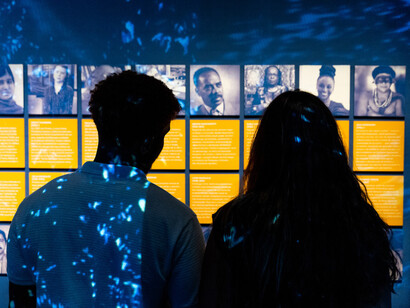 Sonhos. História, ciência e utopia, vista da exposição. Cortesia do Museu do Amanhã