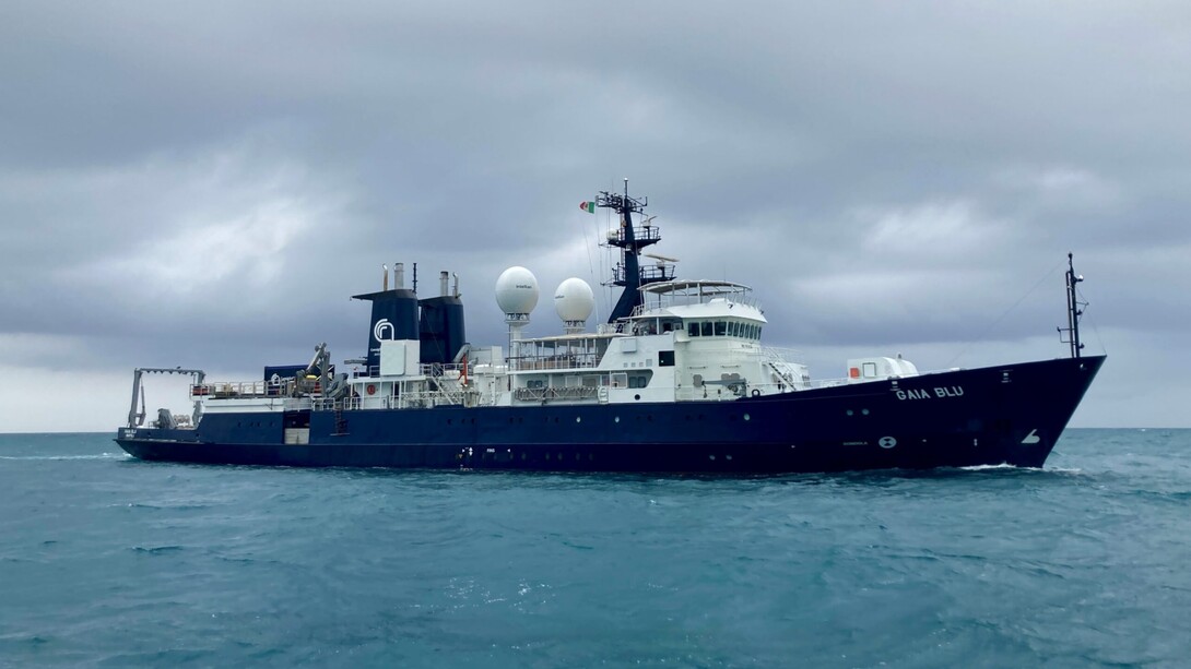 La nave di ricerca Gaia Blu salpata per esplorare il Mar Mediterraneo con l’obiettivo di migliorare la comprensione degli ambienti marini