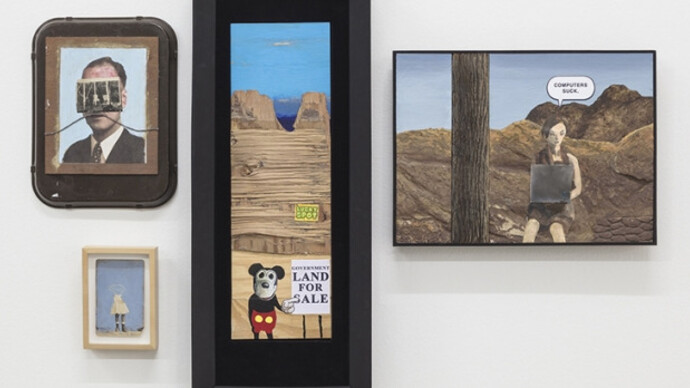 Llyn Foulkes, Exhibition view. Courtesy of Sprüth Magers