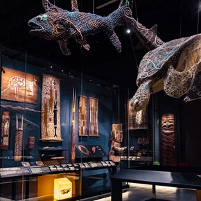 The archives of human diversity, exhibition view. Courtesy of Musée d'ethnographie de Genève