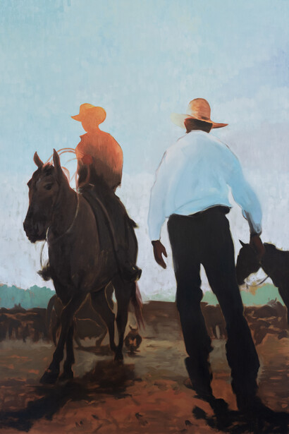 GL Richardson, I once was you (detail), 2026. Courtesy of LewAllen Galleries