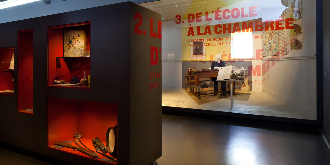 De Terre et D'acier, Exhibition view. Courtesy of Musée de la Grande Guerre