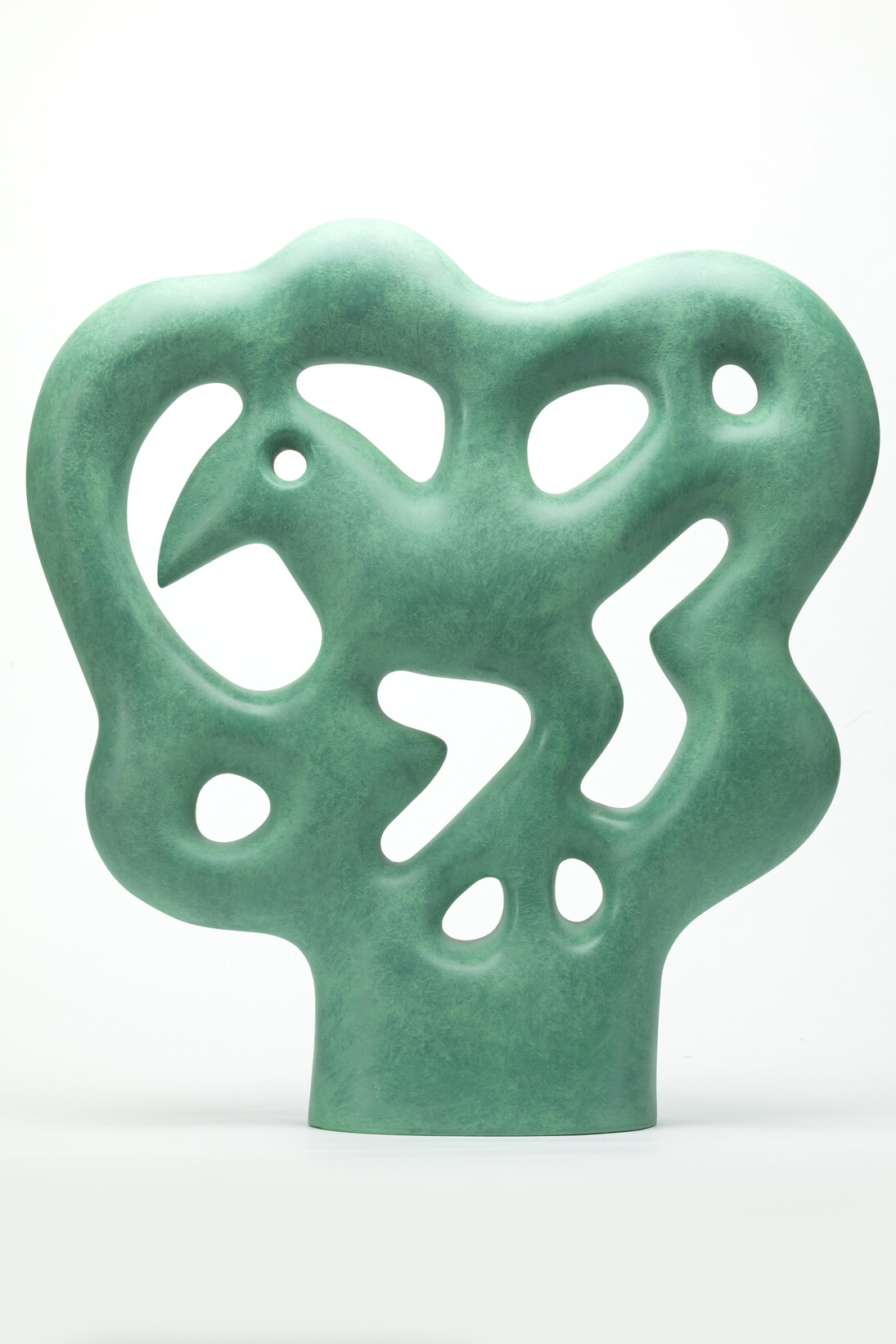 Jon Buck, Bird in the Bush, Bronze, Edition of 10, 44 cm high
