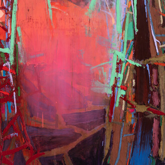 Brian Rutenberg, Clambank 3 (detail), 2023. Courtesy of Forum Gallery