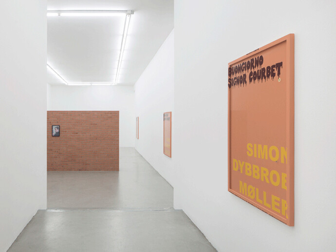 Buongiorno Signor Courbet, exhibition view