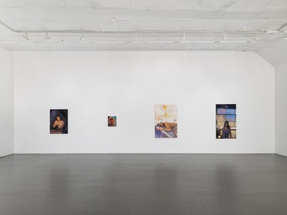 Oscar yi Hou, Nightcrawling, exhibition view. Courtesy of James Fuentes Gallery 