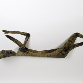 Enrico David, Disavowal of Congested Time,
2014,
graphite on paper 
113 x 40 x 12 cm,
© Enrico David,
Ph. Richard Ivey,
Courtesy Michael Werner Gallery, New York and London / Collezione Maramotti, Reggio Emilia
