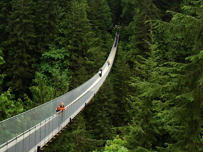 Puente colgante de Capilano, Vancouver, Canadá