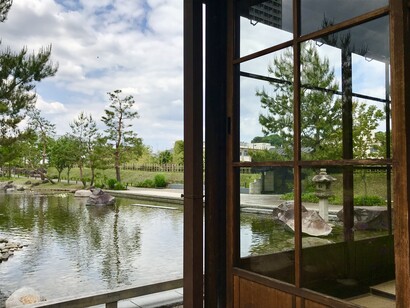 View from inside the Kyu Shimizu-tei Shoin © Alma Reyes
