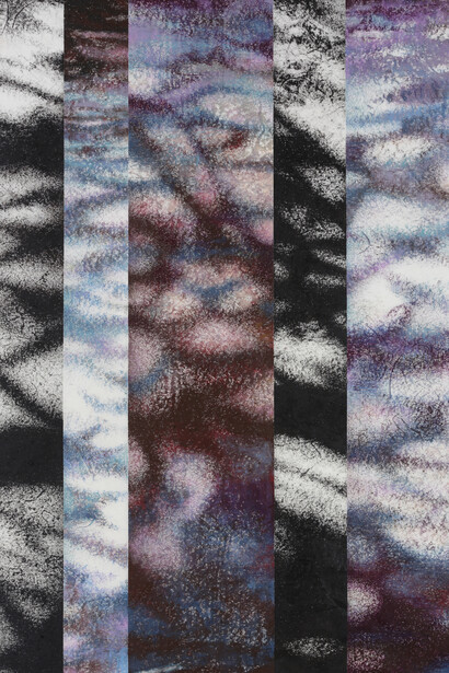 Portée d’ombres 6, 2018
Oil painting on non-woven paper 170 x 127 cm
(66 15/16 x 50 in.) Photo credit : David Bordes
Courtesy of the artist and Galerie Nathalie Obadia, Paris/Brussels