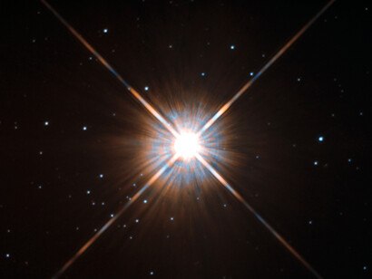 Fotografía de Proxima Centauri capturada por el telescopio Hubble
