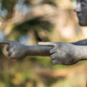 The twins. Courtesy of The Contemporary Austin