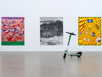 Martin Gross, Morning after the night before, ausstellungsansicht. Mit freundlicher genehmigung der Galerie Eigen + Art