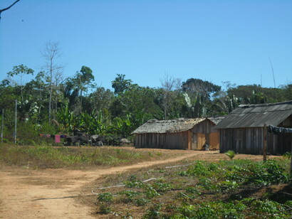 Un piccolo villaggio a nord dello stato del Mato Grosso, in Brasile, al confine meridionale della Foresta Amazzonica
