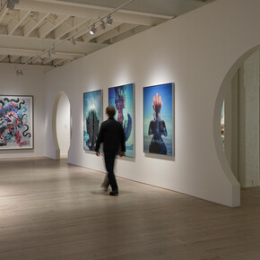Black myth, exhibition view. Courtesy of White Rabbit Gallery