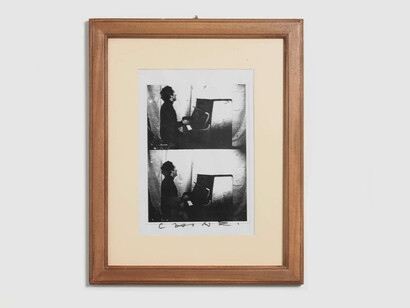 Giuseppe Chiari,
Untitled,
print and ink on paper, 28x20 cm.