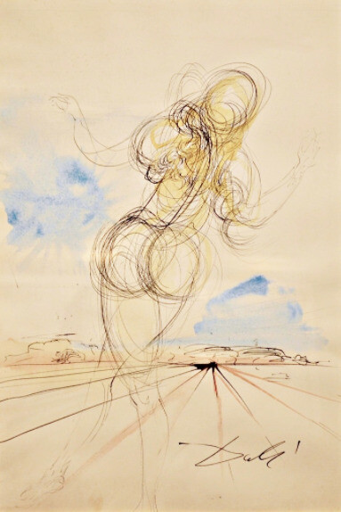 Salvador Dalí. Courtesy of Off the Wall Gallery