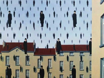 René Magritte, Golconde (Golconda), 1953