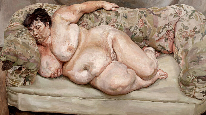 Lucian Freud. Courtesy of Acquavella Galleries