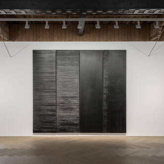 View of Pierre Soulages’ exhibition at Perrotin Shanghai
Photo: Ringo Cheung
© Pierre Soulages / ADAGP, Paris, 2019. Courtesy of the artist & Perrotin