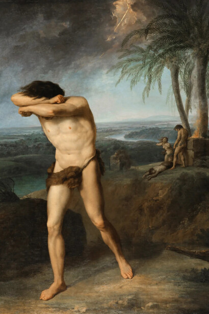 Friedrich Rehberg, Caín, c. 1791-1795. Cortesía del Museo de Bellas Artes de Bilbao