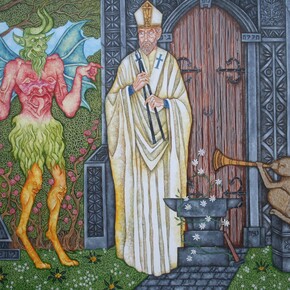 St. Dunstan & The Devil, 2015, Courtesy the artist and CNB Gallery