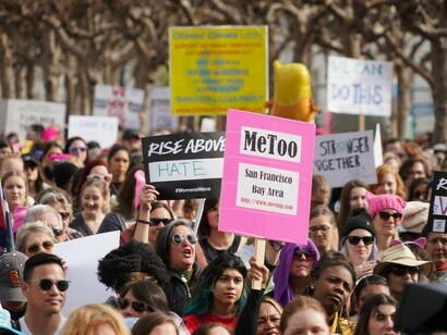 Highlights from the Women’s March, where massive crowds across the US protested Trump, declaring, “We’re not going away”