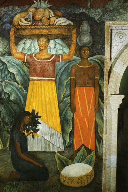 Diego Rivera, *Mujeres Tehuanas*, 1923