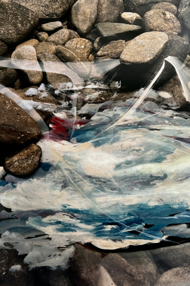 Evon Streetman, Rock reflections I (detail), 1981. Courtesy of Tracey Morgan Gallery