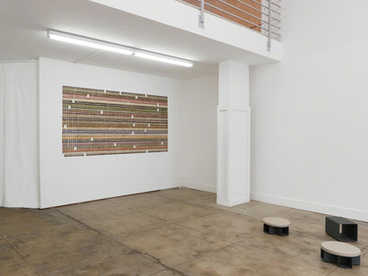 A shape made through its unraveling, Exhibition view. Courtesy of Ochi Projects