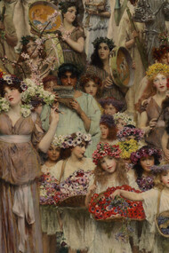 Lawrence Alma-Tadema, Primavera (detalle)