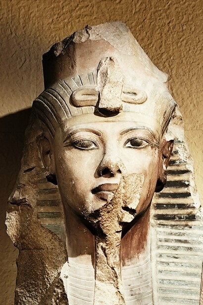 The Shanghai Museum houses this sculpture of Tutankhamun, whose reign marked a return to traditional Egyptian religion and a rejection of Akhenaten's changes © Daniel Gauss